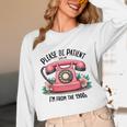 Please Be Patient With Me I'm From The 1900s Women Girl Premium Tri-Blend Unisex Long Sleeve T-Shirt Please Be Patient With Me I'm From The 1900s Women Girl Premium Tri-Blend Unisex Long Sleeve T-Shirt