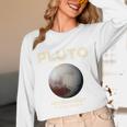 Pluto Never Forget 1930-2006 Planet Space Science Nostalgia Unisex Long Sleeve T-Shirt