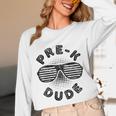 Pre-K Dude Shirt Boy Girl Graduation Back To School Unisex Long Sleeve T-Shirt