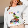 Pre k Graduation 2025 Pre-k Kindergarten Graduate Dinosaur Premium Tri-Blend Unisex Long Sleeve T-Shirt