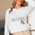 Proud Air Force Wife Air Force Graduation USAF Wife Unisex Long Sleeve T-Shirt