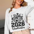 Proud Auntie Of Two 2026 Graduates Graduation Unisex Long Sleeve T-Shirt
