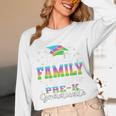 Proud Family Of PreK School Graduate 2024 Graduation Family Premium Unisex Long Sleeve T-Shirt