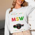 Queen MSW Social Work Grads Masters Graduation Unisex Long Sleeve T-Shirt