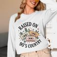 Raised On 90's Country Music Lover Nostalgia Retro Vibe Premium Tri-Blend Unisex Long Sleeve T-Shirt
