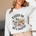 Raised On 90's Country Music Lover Nostalgia Retro Vibe Unisex Long Sleeve T-Shirt