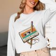 Retro Cassette Tape & Pencil Rewind Nostalgia Party 80s 90s Unisex Long Sleeve T-Shirt