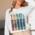 Retro Nineties Style Audio Tape Nostalgia Year 1990 Premium Tri-Blend Unisex Long Sleeve T-Shirt