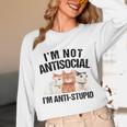 Sarcasm Cat Sarcastic Introvert Antisocial Cat Lover Unisex Long Sleeve T-Shirt Sarcasm Cat Sarcastic Introvert Antisocial Cat Lover Unisex Long Sleeve T-Shirt