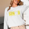 Senior 2018 Class President-School Colors Graduation Unisex Long Sleeve T-Shirt