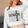 Senior 2024 Class Of 2024 Graduation 2024 Women Boy Girl Unisex Long Sleeve T-Shirt