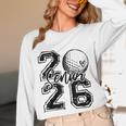 Senior 2026 Golf Player Heart Graduation Girls Teens Unisex Long Sleeve T-Shirt