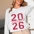 Senior 2026 Graduation Varsity Red Letters On The Back Unisex Long Sleeve T-Shirt