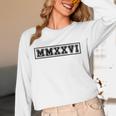 Senior 2026 MMXXVI Graduate Class Of 2026 Graduation Unisex Long Sleeve T-Shirt
