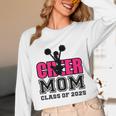 Senior Cheerleader Mom Cheer Class Of 2025 Graduation Women Unisex Long Sleeve T-Shirt