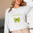 Senior Class Of 2026 Tennis Coquette Bow Graduation Premium Unisex Long Sleeve T-Shirt