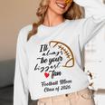 Senior Football Mom Class Of 2026 Graduation Graduate Unisex Long Sleeve T-Shirt