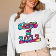 Senior Year 2022 Class Of 2022 Graduation Tie Dye Groovy Unisex Long Sleeve T-Shirt