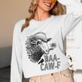 Sheep Baa Crow Caw Back Off Pun Tee For Introverts & Teens Unisex Long Sleeve T-Shirt