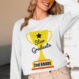 Star Graduate Second Grade Graduation Trophy Cup Unisex Long Sleeve T-Shirt