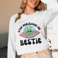 Stop Perceiving Me Bestie Alien Neurodivergent Introvert Unisex Long Sleeve T-Shirt