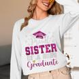 Super Proud Sister Of 2025 Graduate Senior Graduation Family Premium Tri-Blend Unisex Long Sleeve T-Shirt