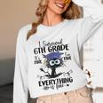 I Survived 6th Grade Graduated Cat Graduation For Men Women Girls Kids Unisex Long Sleeve T-Shirt