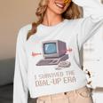 I Survived The Dial-Up Era Retro 90s Nostalgia Premium Tri-Blend Unisex Long Sleeve T-Shirt I Survived The Dial-Up Era Retro 90s Nostalgia Premium Tri-Blend Unisex Long Sleeve T-Shirt
