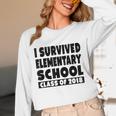 I Survived Elementary School Class Of 2018 Graduation Shirt Unisex Long Sleeve T-Shirt