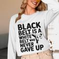 Taekwondo Belt Club Graduation Unisex Long Sleeve T-Shirt