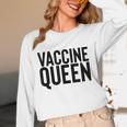 Vaccine Queen Nursing Graduation Shirt Unisex Long Sleeve T-Shirt
