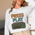 VHS Cassette Retro Analog Nostalgia Theme Unisex Long Sleeve T-Shirt VHS Cassette Retro Analog Nostalgia Theme Unisex Long Sleeve T-Shirt