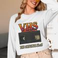 VHS Tape Nostalgia Old School Technology Humor Premium Unisex Long Sleeve T-Shirt