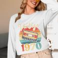 Vintage 1970 Retro Cassette Tape 70s Born Nostalgia Birthday Unisex Long Sleeve T-Shirt