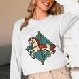 Vintage Carousel Horse Merry Go Round Nostalgia Art Premium Unisex Long Sleeve T-Shirt