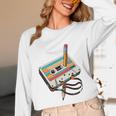 Vintage Cassette Tape And Pencil Nostalgia Party 70s 80s 90s Premium Unisex Long Sleeve T-Shirt