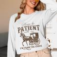 Vintage Please Be Patient With Me I'm From The 1900s On Back Unisex Long Sleeve T-Shirt