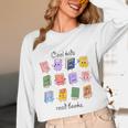Women Cool Kids Read Books Teacher Back To School Librarian Unisex Long Sleeve T-Shirt