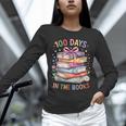 100 Days In The Books Cute Book 100 Days Of School Teachers Unisex Long Sleeve T-Shirt