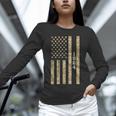 1964 Year Nostalgia Desert Camo Distressed American Flag Unisex Long Sleeve T-Shirt