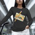 80's 90's Retro Music Party Costume Nostalgia Cassette Unisex Long Sleeve T-Shirt
