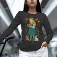 Alice In Wonderland Book Lover Lewis Carroll Rabbit Unisex Long Sleeve T-Shirt