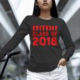 & Red Class Of 2018 Senior GraduationShirt Unisex Long Sleeve T-Shirt