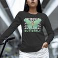 Anti-Social Introvert Butterfly Unisex Long Sleeve T-Shirt Anti-Social Introvert Butterfly Unisex Long Sleeve T-Shirt