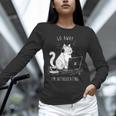 Antisocial Introvert Cat With Coffee On Computer Emo Goth Unisex Long Sleeve T-Shirt Antisocial Introvert Cat With Coffee On Computer Emo Goth Unisex Long Sleeve T-Shirt