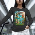 Aqua In The Skies Frutiger Aero Unisex Long Sleeve T-Shirt