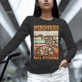Ball Python Snake Introvert Ball Python Unisex Long Sleeve T-Shirt