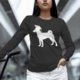 Basenji Graduation Dog Graduate Unisex Long Sleeve T-Shirt