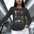 BLM Human Rights Feminism Trans Science Books LGBTQ Kindness Unisex Long Sleeve T-Shirt