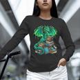 Book Dragon Reading Fantasy Unisex Long Sleeve T-Shirt